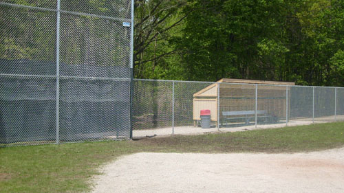 bedford fence commerical chainlink baseball field fence enclosures