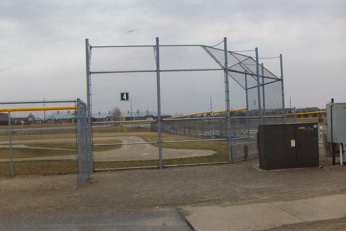 bedford fence commerical chainlink baseball field fence enclosures