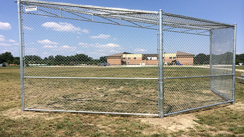 bedford fence commerical chainlink baseball field fence enclosures